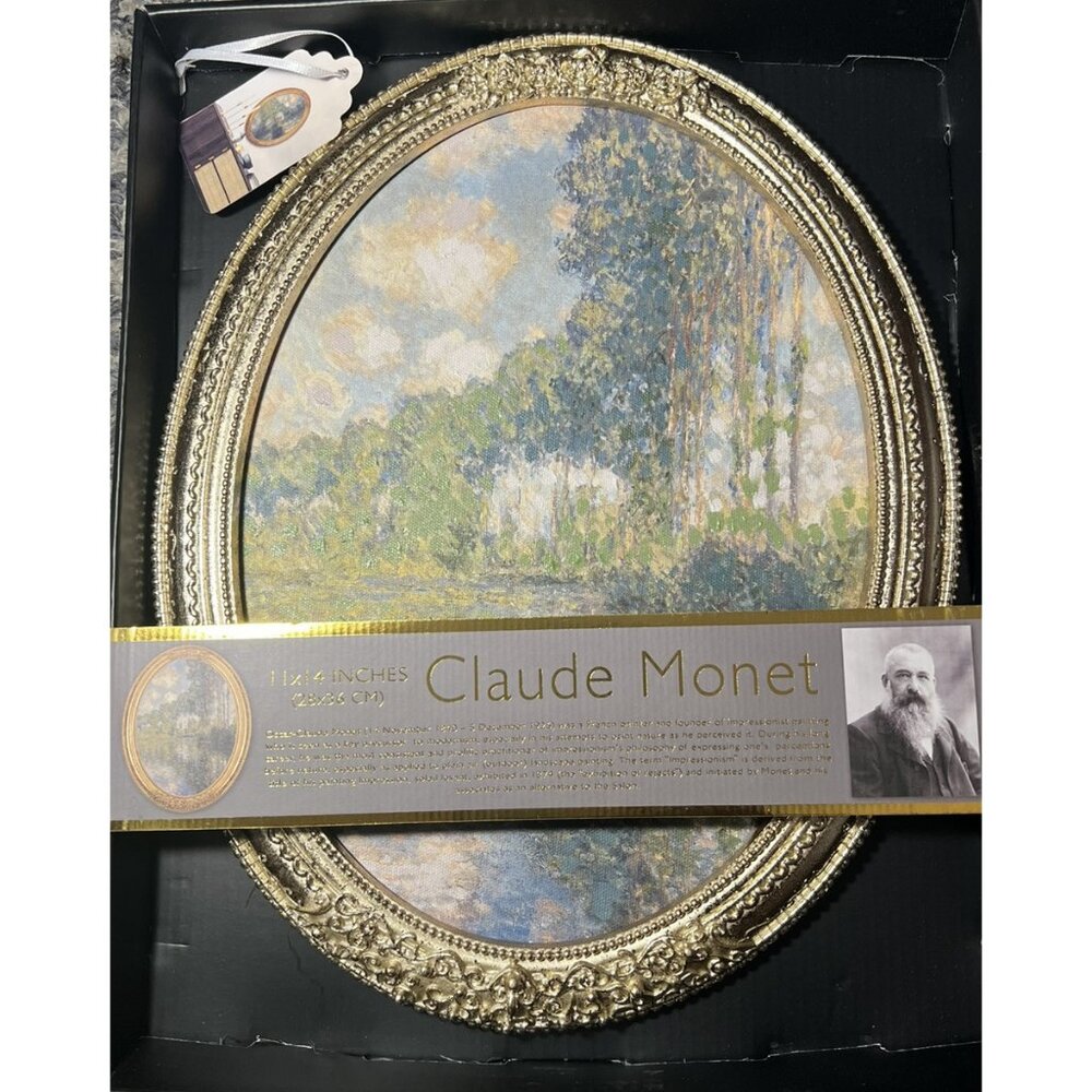 TikTok viral | Claude Monet | Gold Framed Art | NWT  11 x 14 | SHIPS SAM…